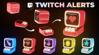 Level Up Your Twitch Stream With This 3D Animated Alert Pack!
