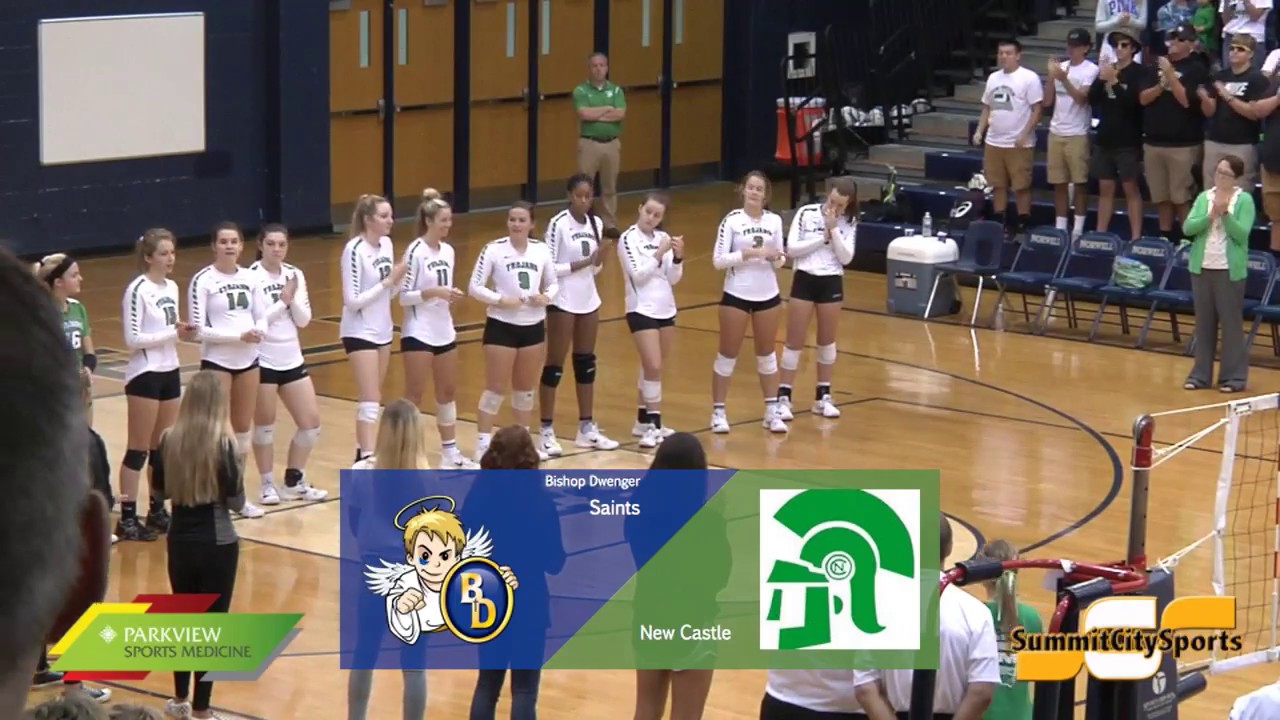 Bishop Dwenger vs New Castle | IHSAA Regional Volleyball indiana high school athletic association football