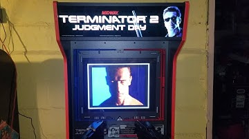 Arcade1up Terminator 2 recessed monitor overview!