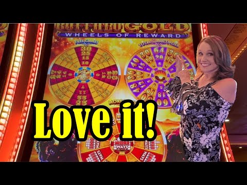 I Found the NEW Buffalo GOLD Wheels of Reward Slot Machine!