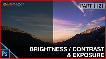 Photoshop Brighten a picture - Brightness, contrast and exposure Tutorial