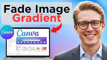 How to Fade an Image into a Gradient Background | Canva Tutorial