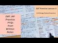 DBT Previous Year Questions Explained | PYQ + Notes + MCQs