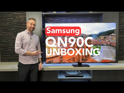 Samsung QN90C Series 4K Neo QLED Unboxing