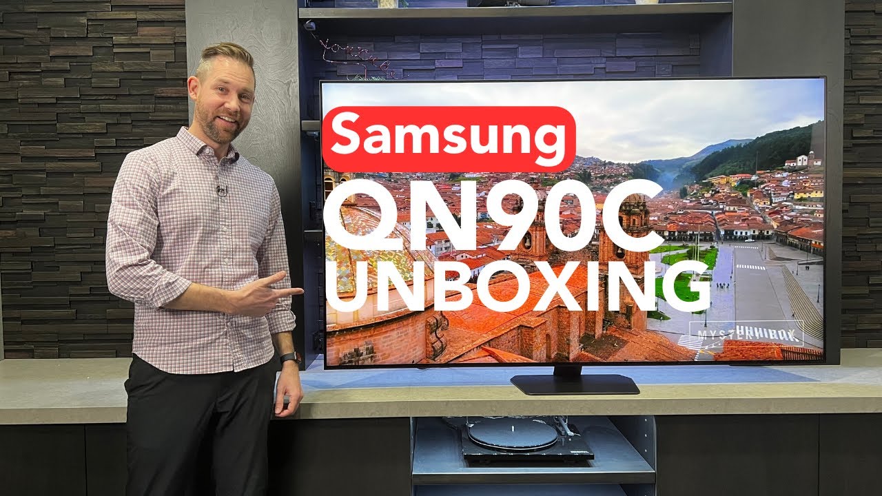 Samsung QN90C Series 4K Neo QLED Unboxing - YouTube