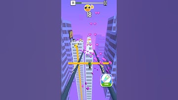 Speedrun Roof Rails Lvl-14 Gaming Videos #roof #rails #gameplay #gaming #videos #funny #shorts #yt