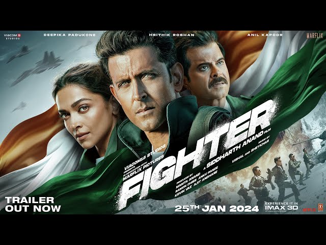 Fighter Official Trailer | Hrithik Roshan, Deepika Padukone, Anil Kapoor, Siddharth Anand | 25th Jan class=