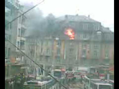 1ER VIDEO - Incendie  la Rue Caroline  Lausanne le...