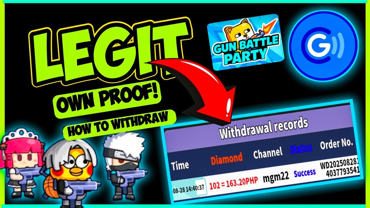 GUN BATTLE GAME 2025 - (LIVE WITHDRAWAL) Bagong gcash earn 2025 legit!