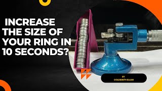 Celebrity How to increase the size of a ring in 10 seconds | DIY Gold silver ring size adjusting mechine Profile