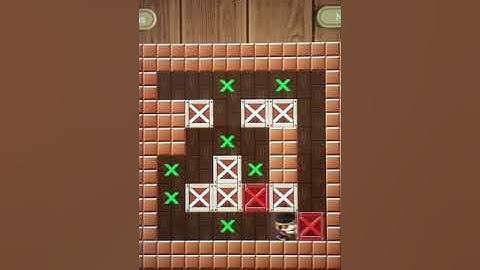 Sokoban Push box game professional level 14 solved