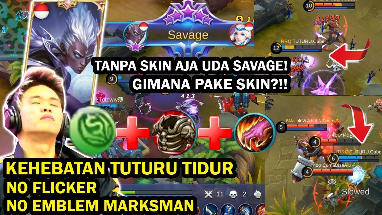 TANPA SKIN AJA UDAH SAVAGE! TUTURU KARRIE GG GILA SAMPE KE OTAK! BERTEMU HERO OP CLAUDE!