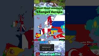 Most liked comment changes Europe day 1 #shorts
