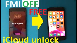 FREE iCloud unlock for iPhone X -5s