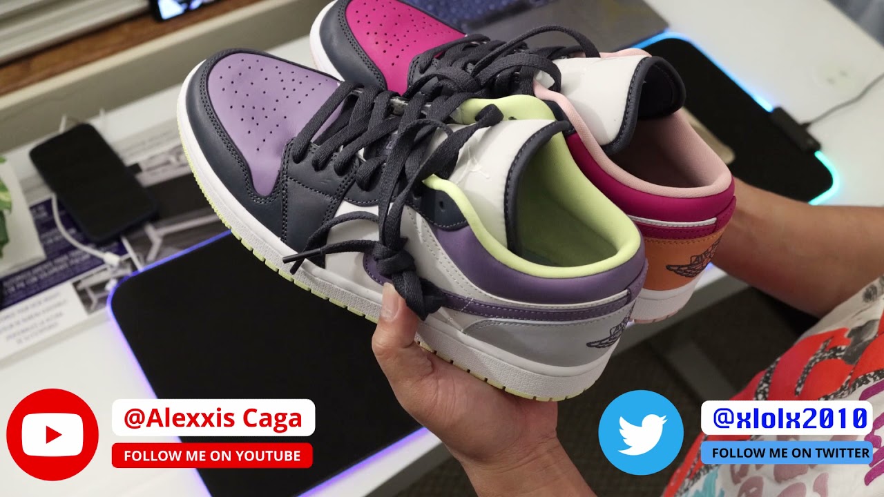 air jordan 1 low se purple magenta