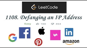 LeetCode 1108: Defanging an IP Address - Interview Prep Ep 16