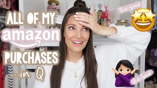 EVERYTHING I'VE PURCHASED ON AMAZON DURING Q | Spring 2020 | Sarah Brithinee