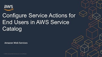 Configure Service Actions for End Users in AWS Service Catalog