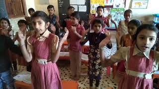 Rhyme With Action Std-5 Students