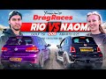 Rio [VW Golf TSI] vs Naomi [Abarth 695] | DRAG RACE 005