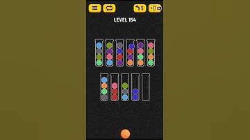 Ball sort puzzle level 154