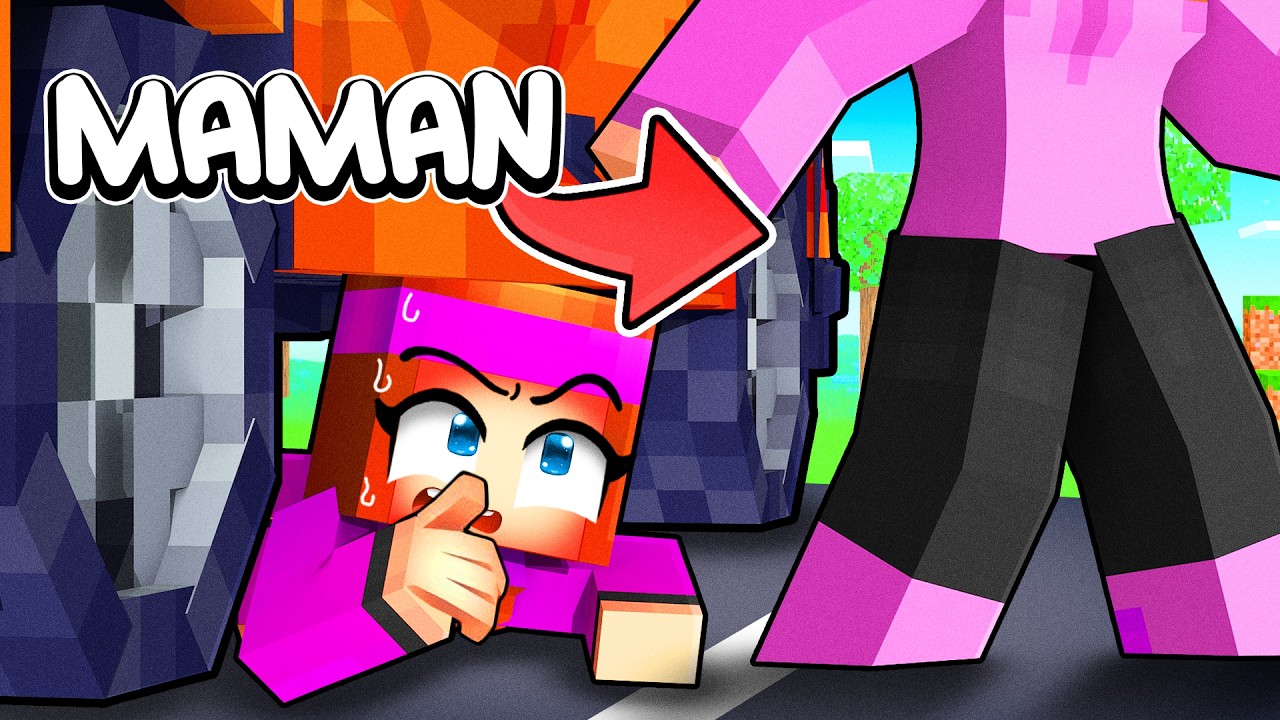 Je me cache de ma Maman pendant 24h sur Minecraft !