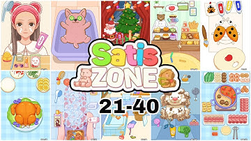 Satiszone: Perfect ASMR Game - All Levels 21-40 Solution Gameplay Walkthrough