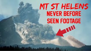 NEVER BEFORE SEEN FOOTAGE  MT ST HELENS CATASTROPHIC ERUPTION