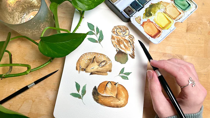 Watercolor Painting for Beginners  Sleeping Waterc...