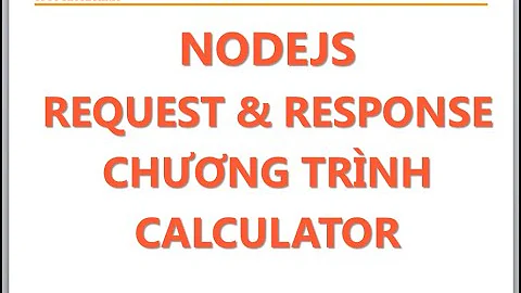 nodejs web503 Request & Response Chương trình calculator Lab1 2