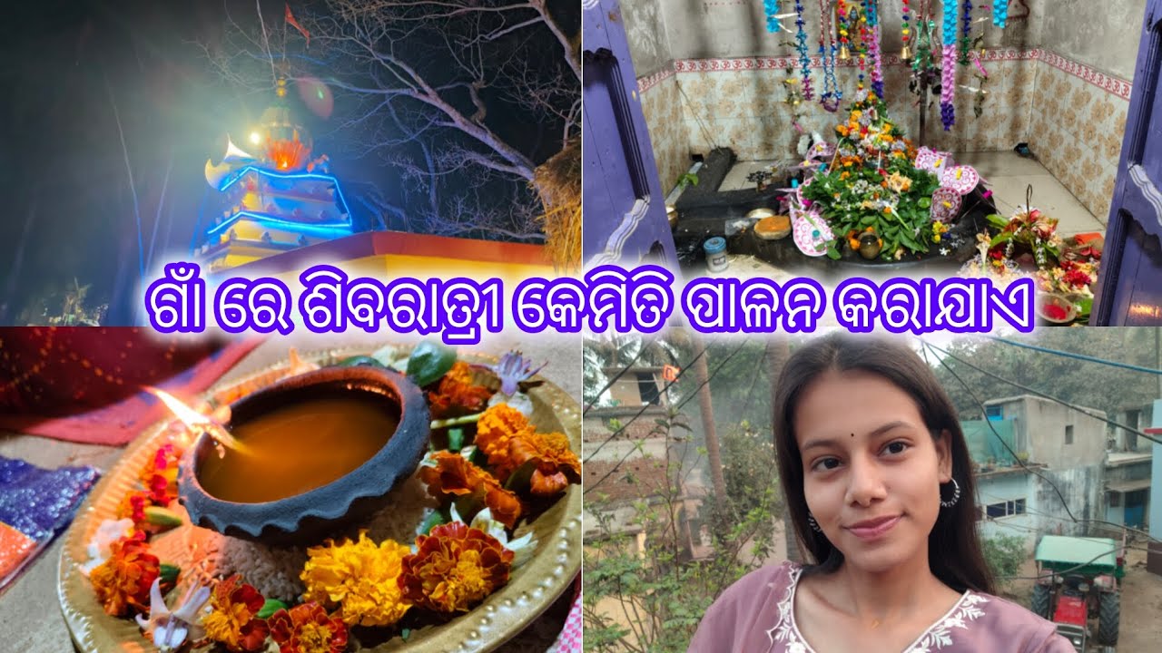 ଗାଁ ରେ ଶିବରାତ୍ରୀ କେମିତି ପାଳନ କରାଯାଏ 🛕🚩 @MitashaUnseen 
