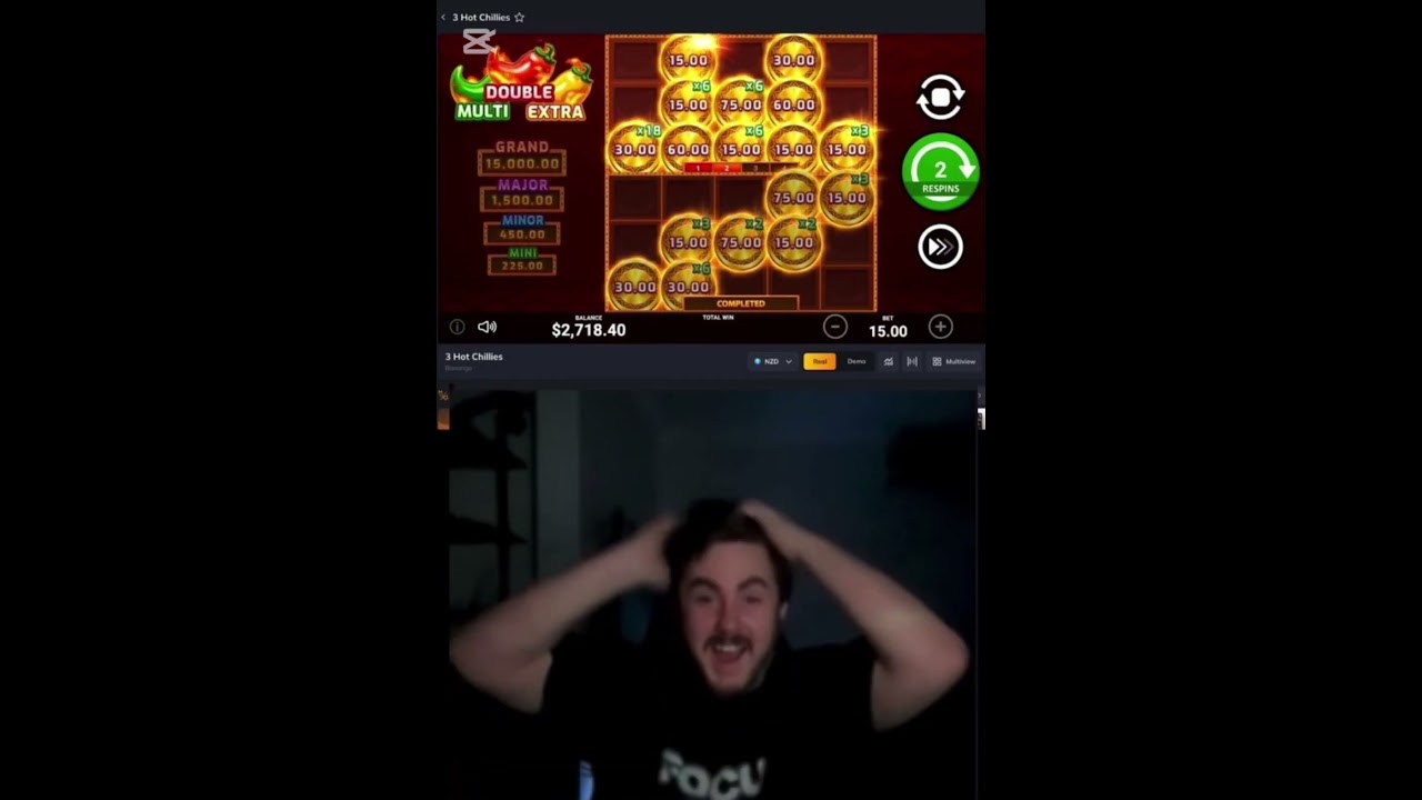 Crazy Win On 3 Hot Chillies 🌶️💸🎰 