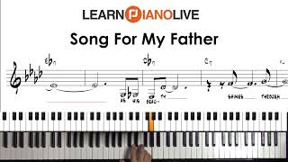 Song For My Father play along backing track