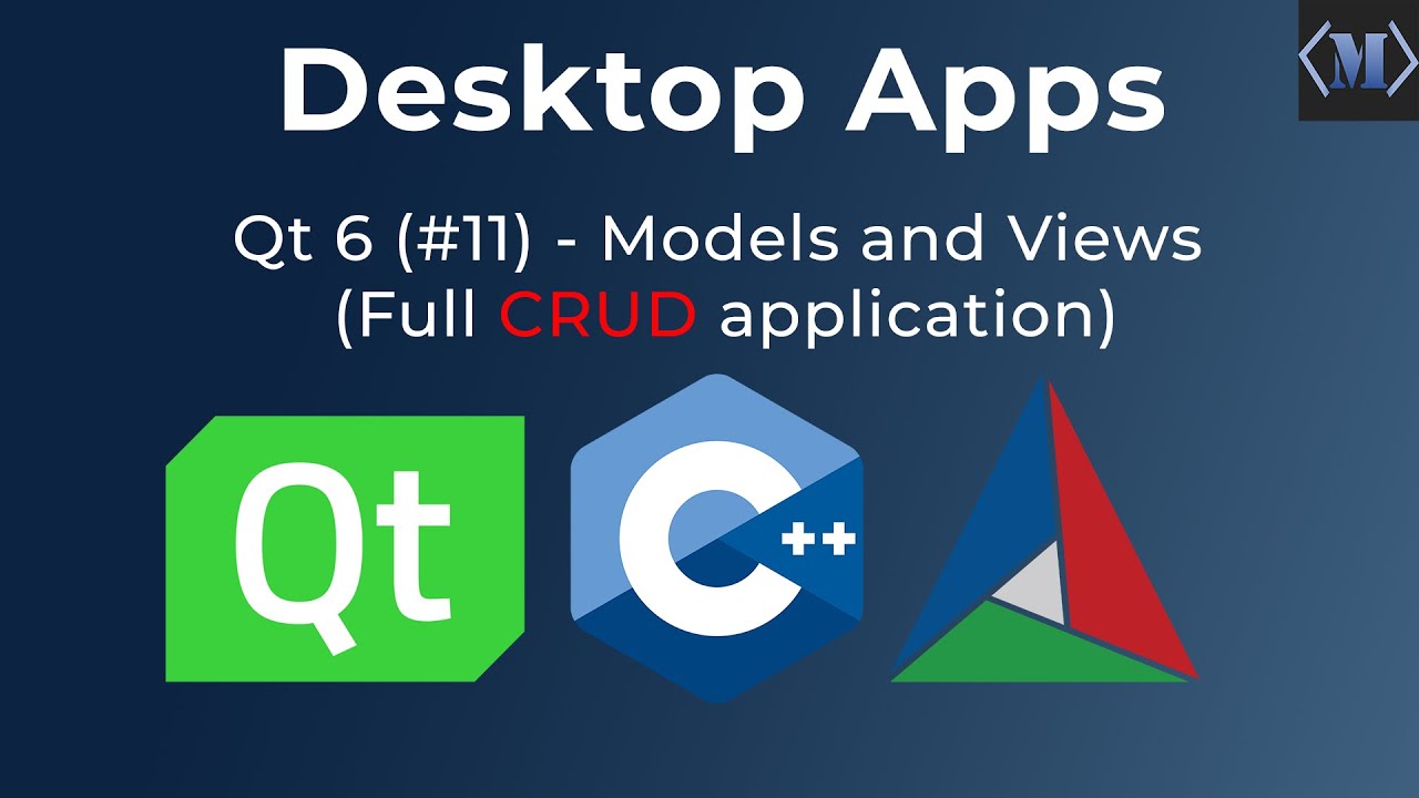 Qt 6 (part #11) - Models and Views (Full CRUD application) - YouTube