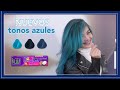 💙🩵 Cabello COLOR AZUL 🩵💙 - 3 NUEVOS azules de #Kuul - #Azul 🩵CELESTE, 🌊OCÉANO y 👖JEAN.