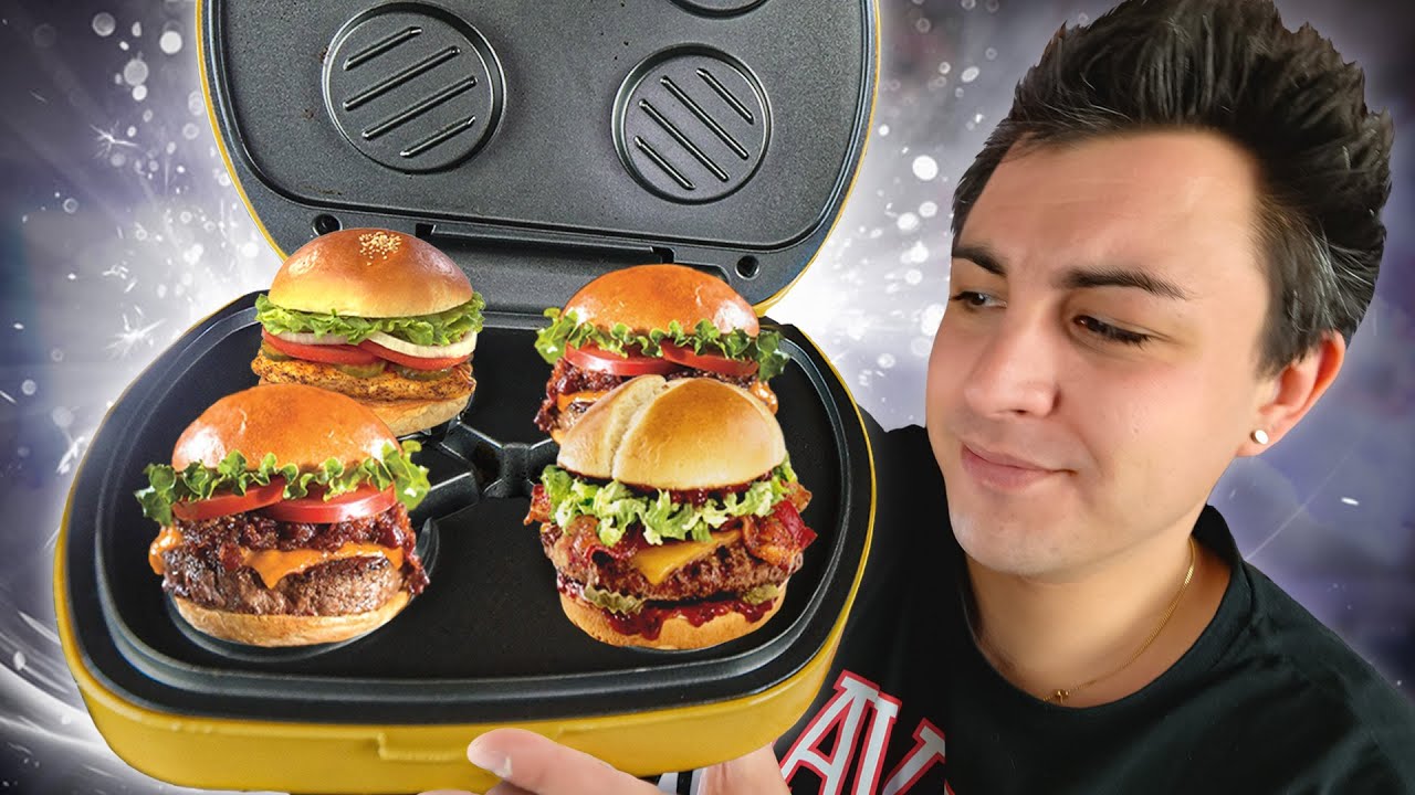 Je teste une MACHINE  MINI BURGER  30 euros 