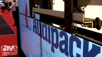 ISE 2017: Audipack Talks About VWM-MH3 Video Wall Installation System