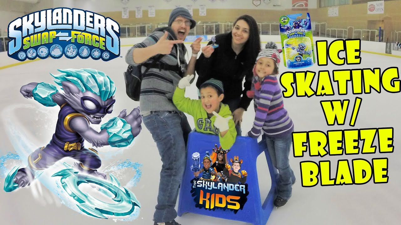 Ice Skating w/ Freeze Blade Surprise! + Epic Unboxing (Skylanders Swap Force Wave 4)
