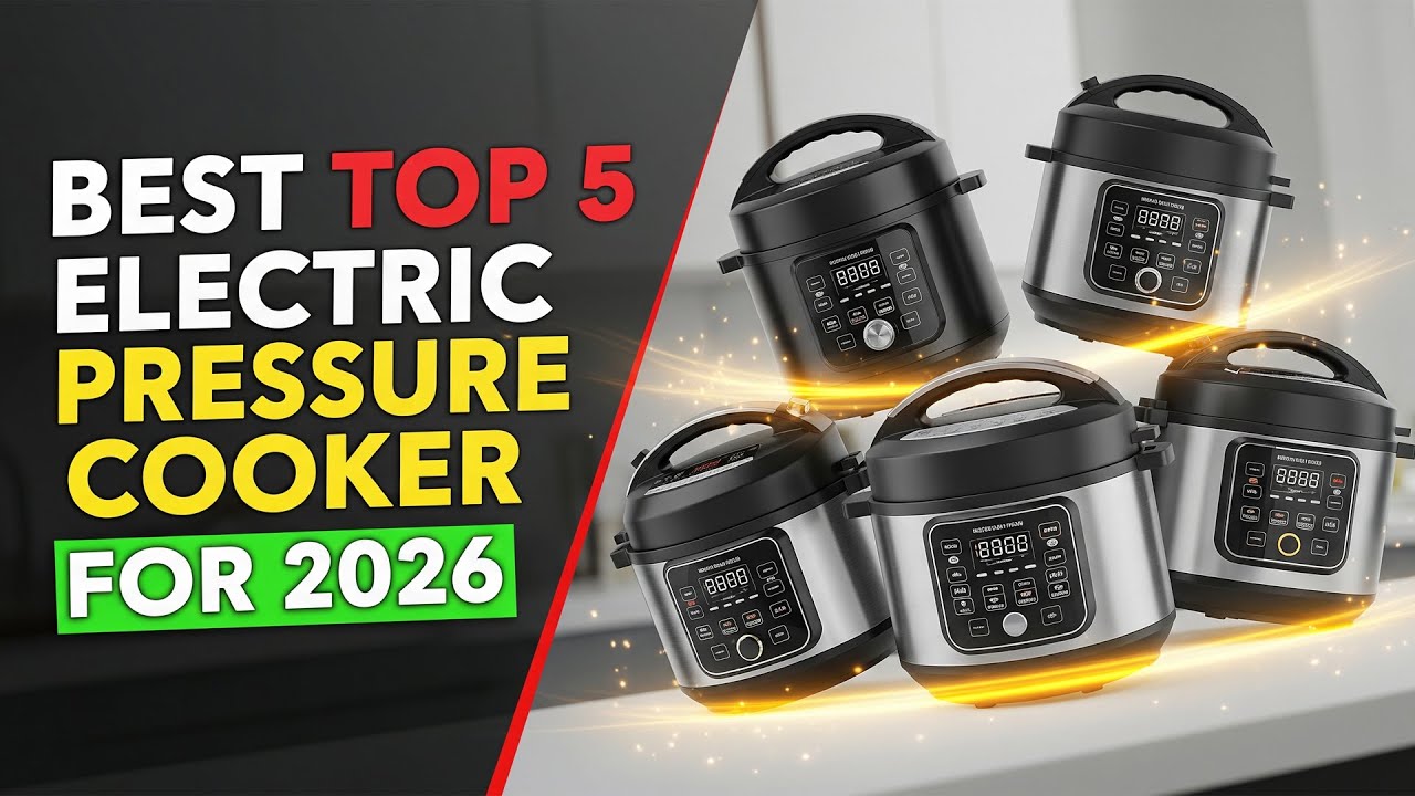 Best Top 5 Electric Pressure Cooker For 2026 | Smart & Efficient Kitchen Essentials