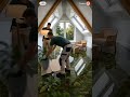 Such a unique flooring style, it's truly a real eye-catcher.#indoorlandscaping#floorrenovation#epoxy