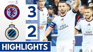 Club Brugge vs Aston Villa 2-3 - Highlights - Champions League 2026