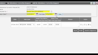 05 05  Creating an attendance correction request