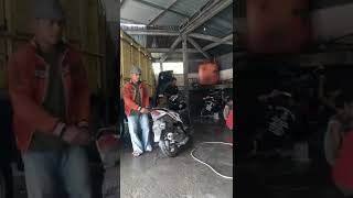 Cuci Sepedah Montor Mantapppppppp