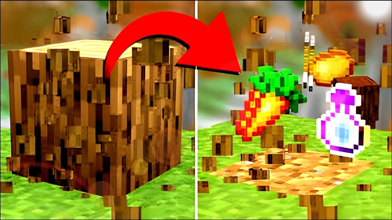 Drops are random minecraft