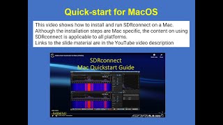 SDRplay - SDRconnect Quickstart for Mac (VID634)