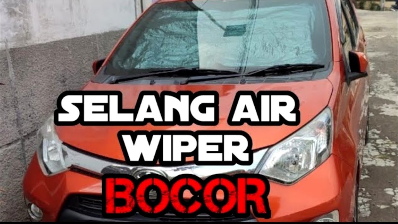 Selang air wiper bocor digigit tikus pada Toyota calya