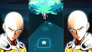 One Punch Man Theme Song - Tiles Hop EDM Rush [3D CHARACTER] screenshot 5