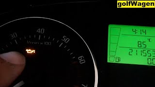 Skoda Fabia 2 oil level light disable coding VCDS