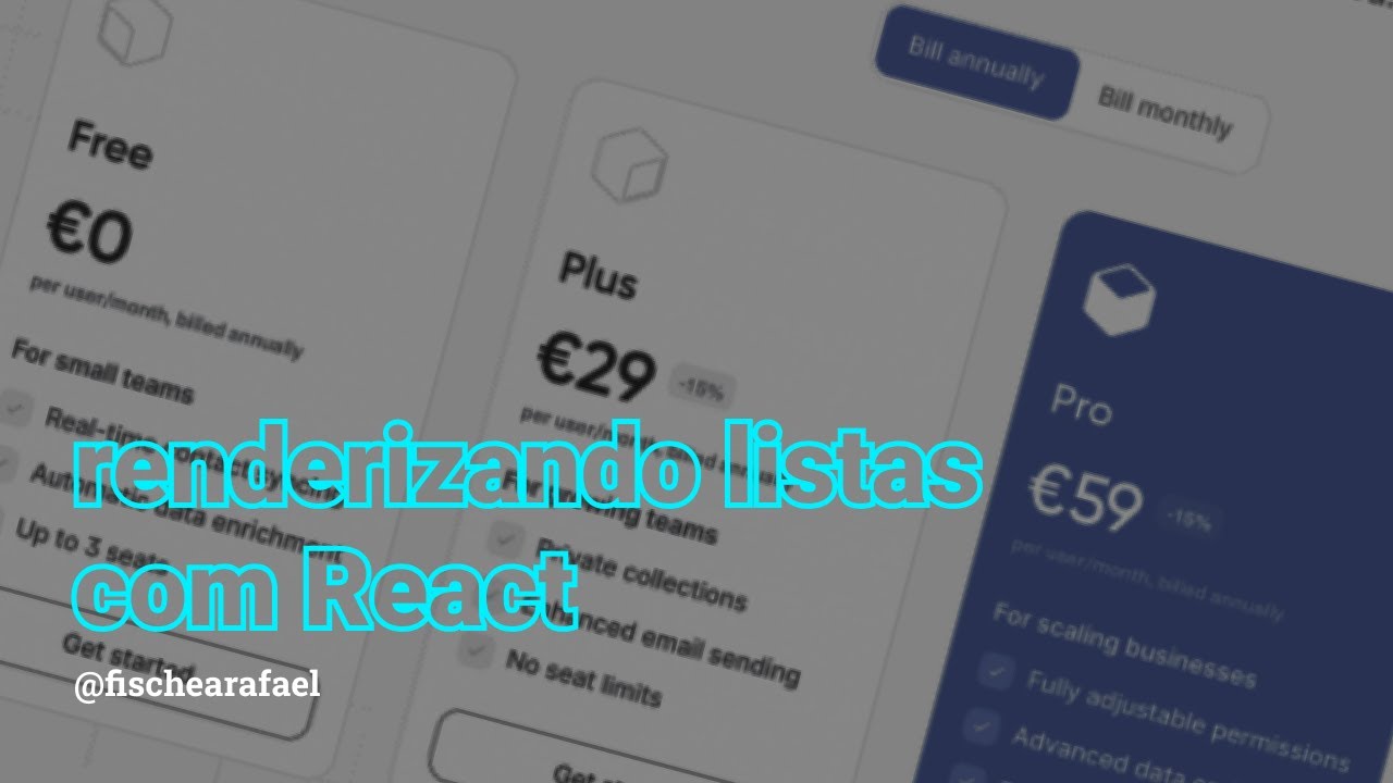 Criando um componente de cards de preços - renderizando listas em React ...