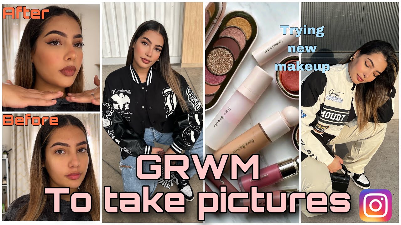 GRWM: shoot instagram content💕 how i edit my pics📸 كيفاش كانقاد تصاوري📲❤️